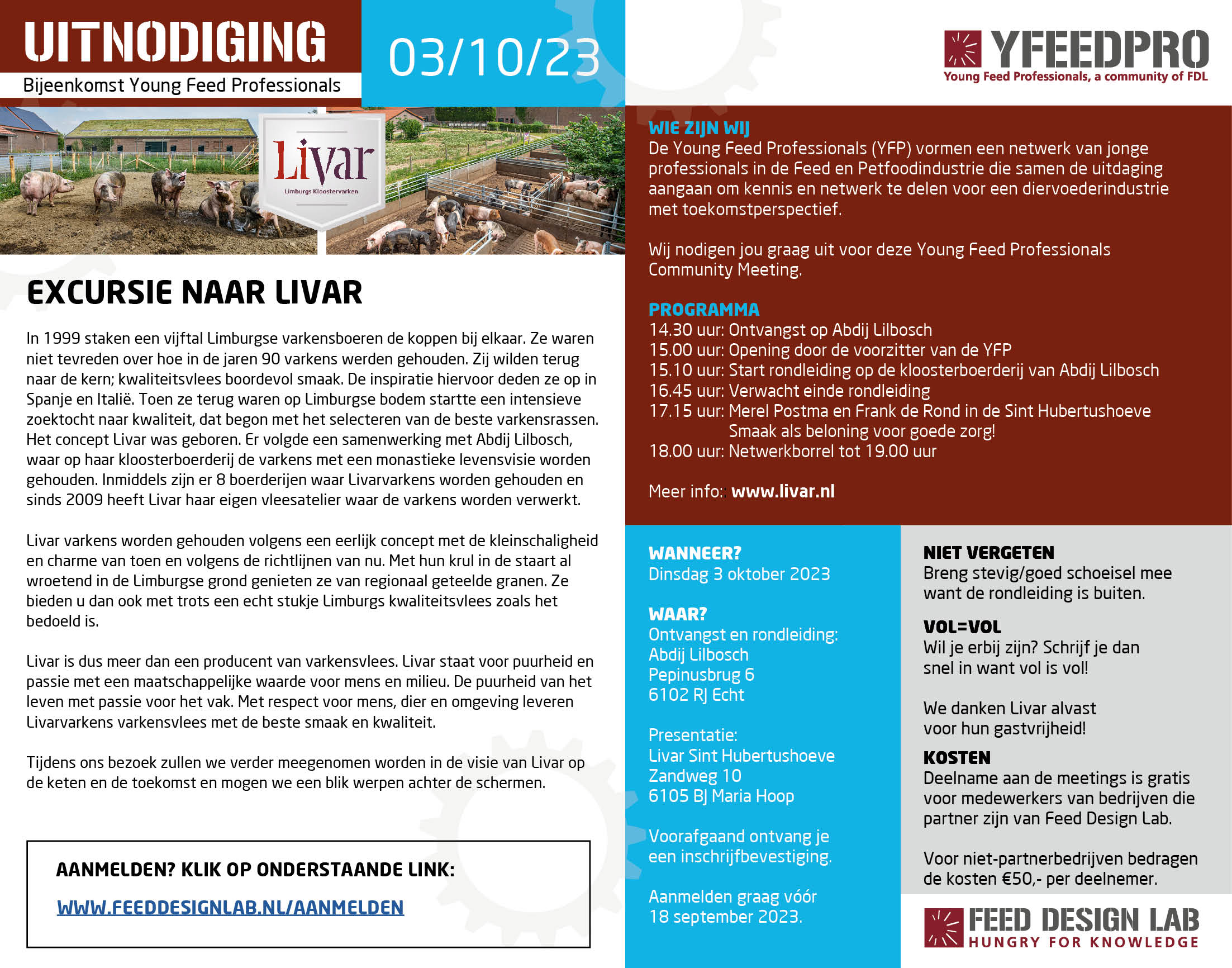 2023-07 FD Uitnodiging YFeedpro Livar september